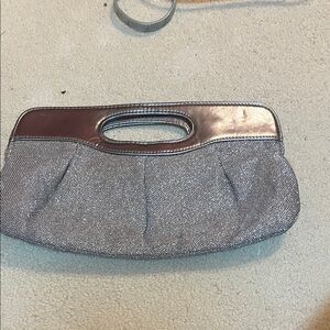 Elegant Silver Clutch Bag
